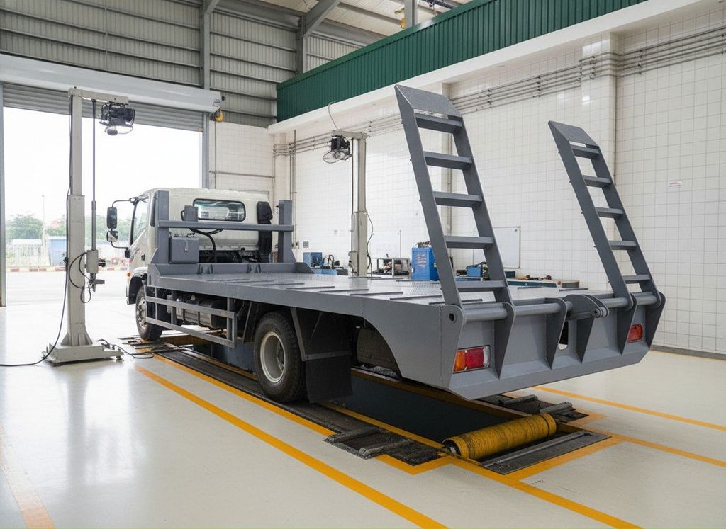 Xe Nâng Đầu 7 Tấn JAC N750 Plus E5 – Ứng Dụng Thực Tế Chở Máy Công Trình