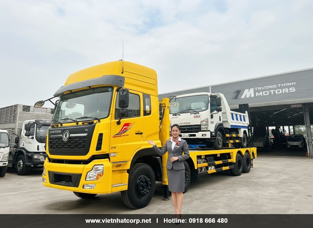 Lý do mua Xe Chở Máy Công Trình Dongfeng 4 Chân L315