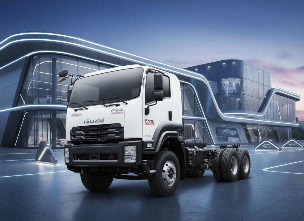 xe tải ISUZU FVZ gắn cẩu Kanglim KS2056