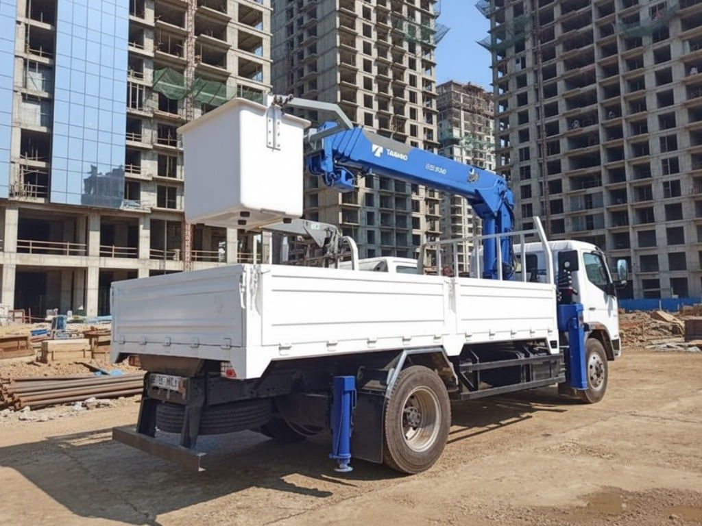 Xe hino XZU gắn cẩu 3 tấn Tadano
