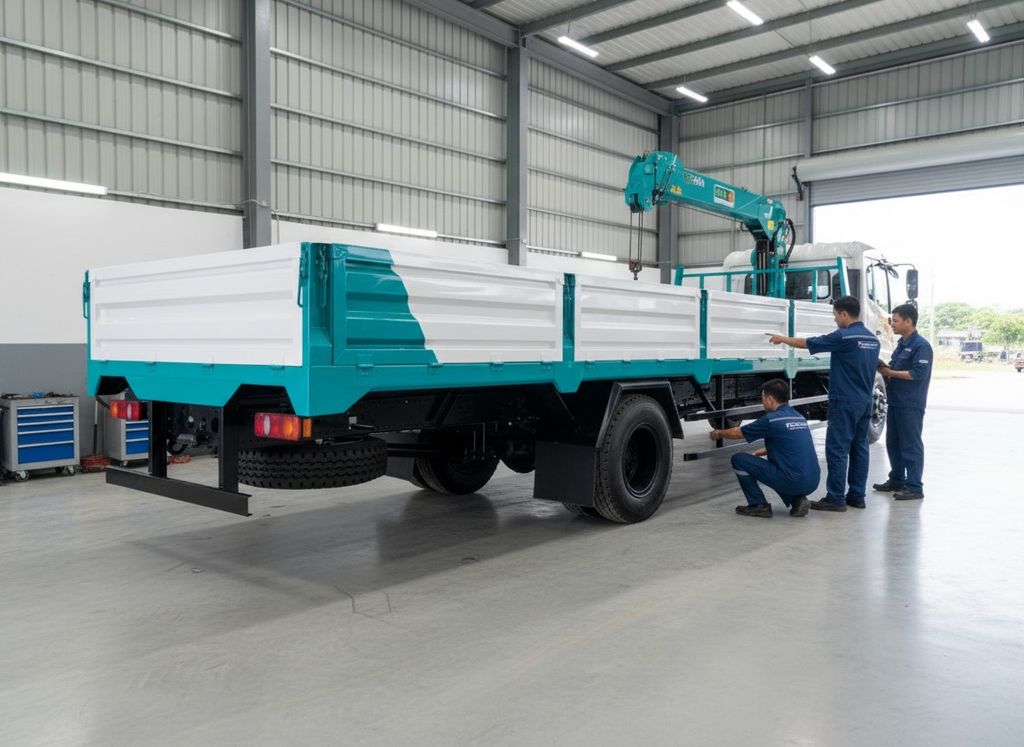 Giá trị Xe Tải Dongfeng Gắn Cẩu Hyundai HLC5014 thùng dài 8.6m