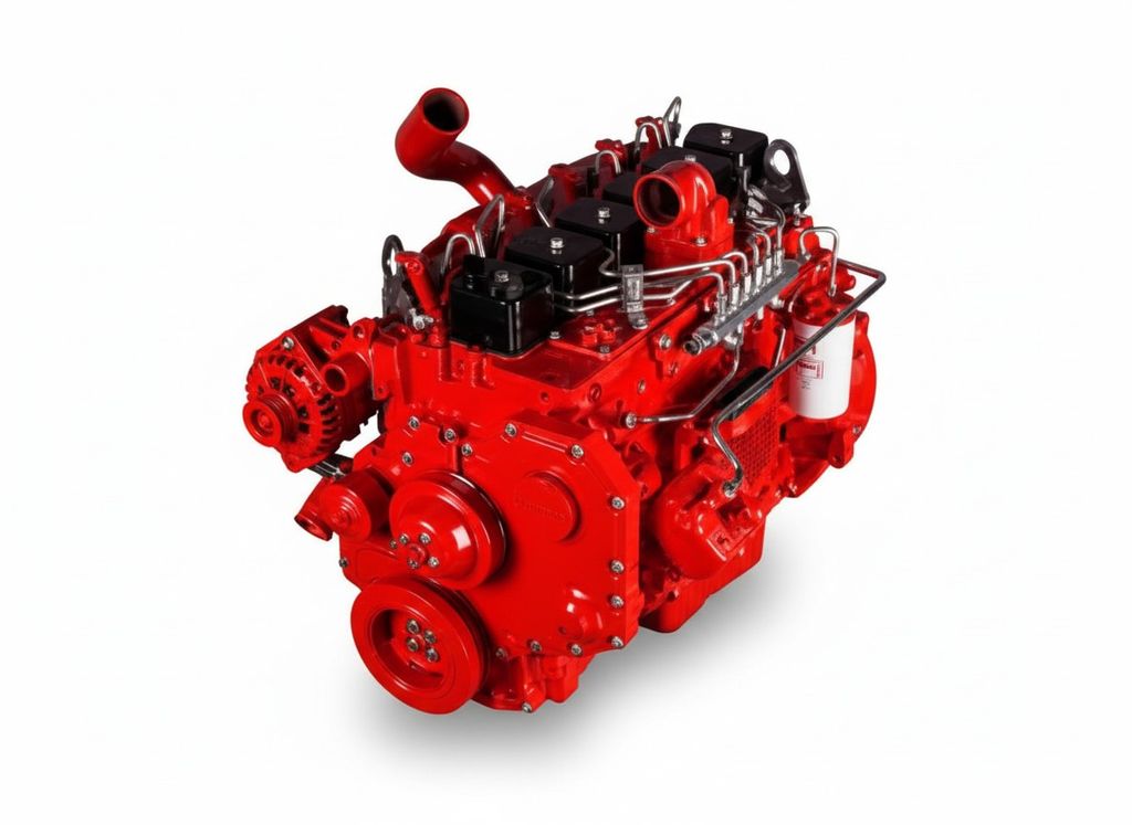 Động cơ ISB 180-50 của Xe dongfeng cẩu thùng 8.6m