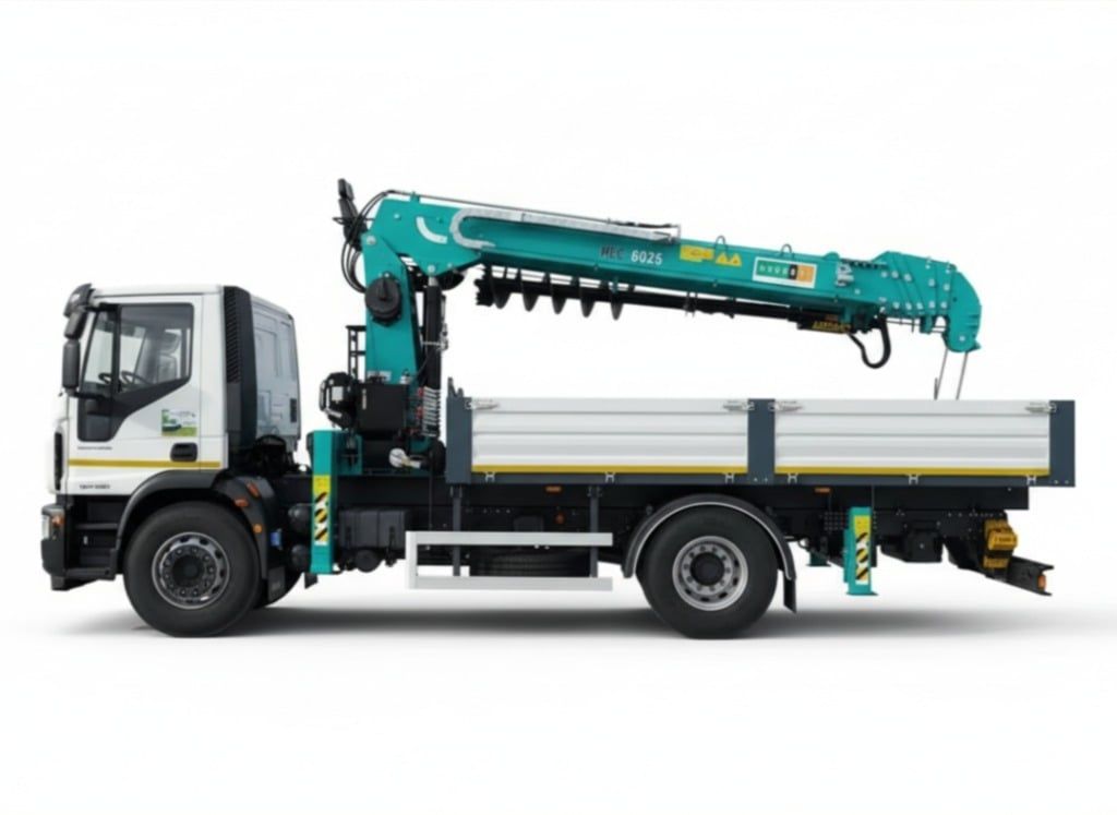 Xe Cẩu gắn Khoan cột điện Hyundai HLC-8026 8 tấn