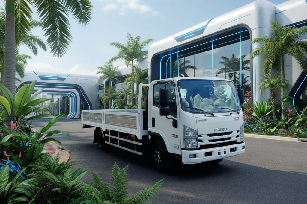 Xe tải 3.5 tấn thùng lửng  Isuzu NPR 400