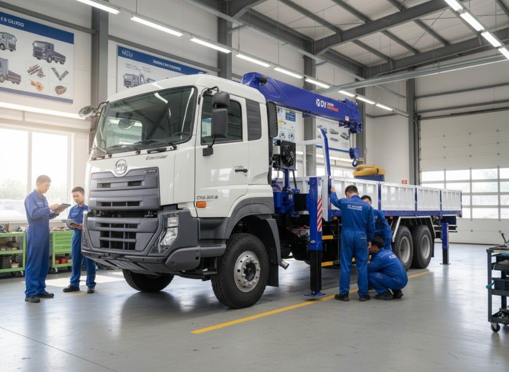 Chất lượng | UD 3 chân gắn cẩu DongYang 8 tấn SS2036