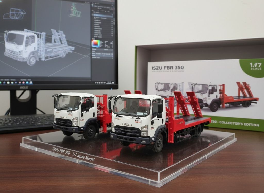Đánh giác Xe nâng đầu chở máy công trình 6 Tấn Isuzu FRR650
