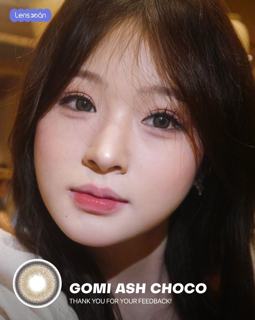 gomi ash choco lens nau tra anh khoi han quoc gian trong tu nhien mpc
