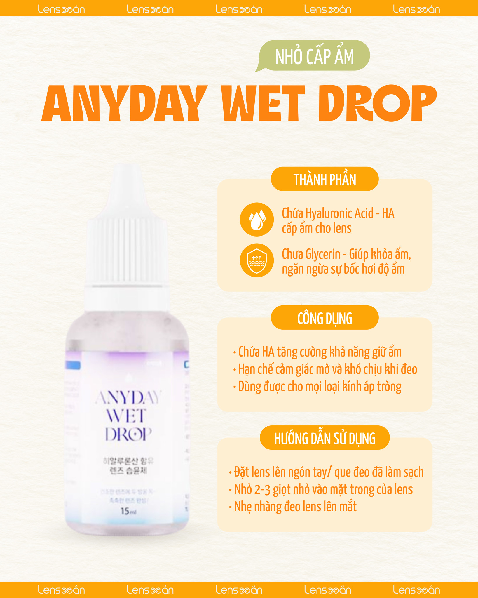 Bộ đôi dưỡng ẩm Eye Plus Multi & Nhỏ cấp ẩm Anyday – Combo chăm sóc lens chuyên sâu, cấp ẩm tối đa cho mắt nhạy cảm.