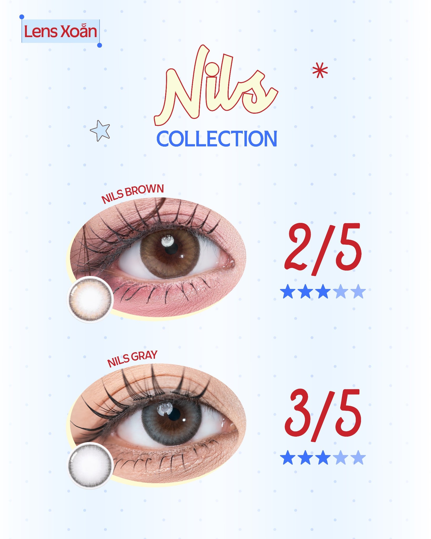 Nils Brown – OLENS – Nâu mật ong không viền trong trẻo
