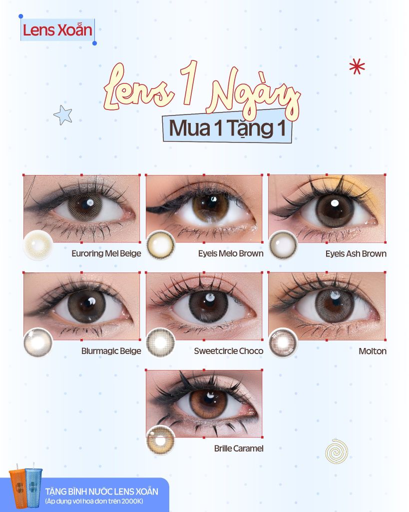 Deal sốc Tháng 9 - Giảm giá mọi dòng lens Hàn