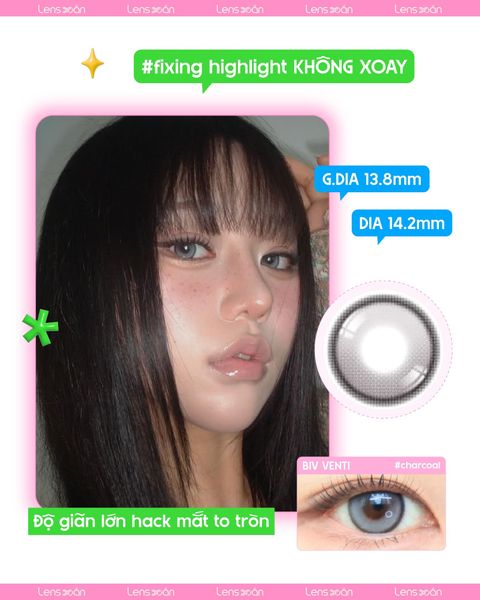 Hình ảnh minh họa cho nội dung liên quan đến lens màu và cận loạn.