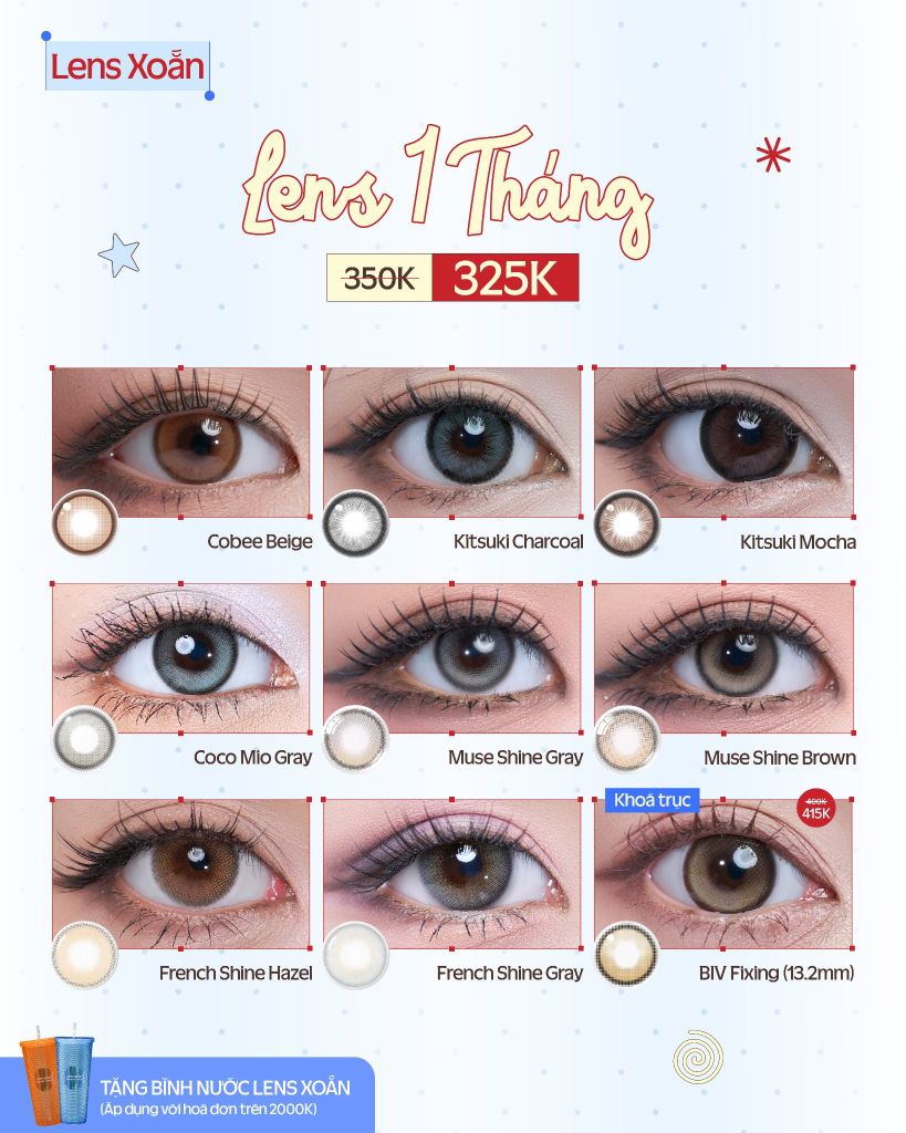 Deal sốc Tháng 9 - Giảm giá mọi dòng lens Hàn