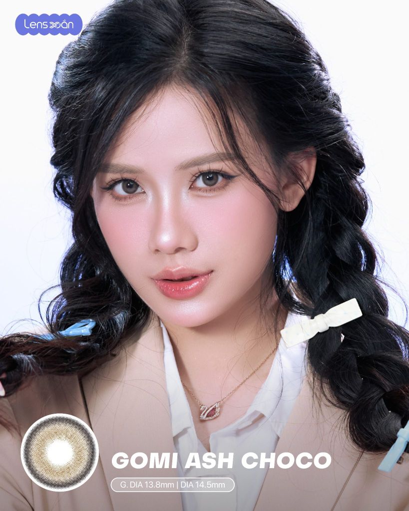 gomi ash choco lens nau tra anh khoi han quoc gian trong tu nhien mpc