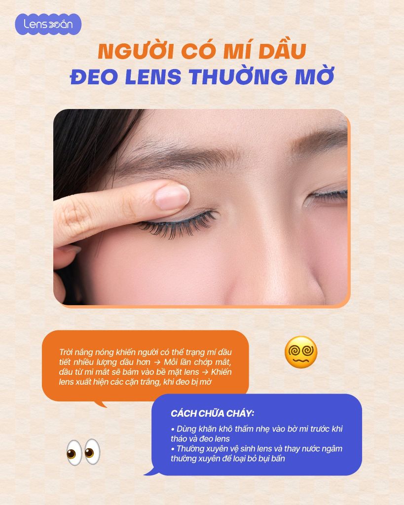 deo lens mua nong bi cay mat kho mat cach khac phuc dung