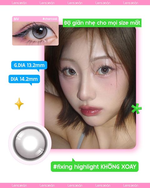 Hình ảnh minh họa cho nội dung liên quan đến lens màu và cận loạn.