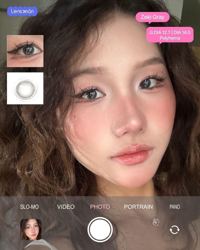 Tổng hợp các size kính áp tròng từ XS đến XXL tại Lens Xoắn, hướng dẫn chọn G.DIA phù hợp với từng dáng mắt.