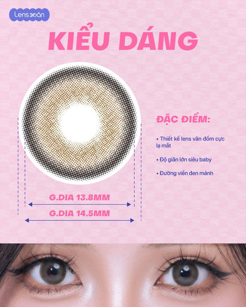 gomi ash choco lens nau tra anh khoi han quoc gian trong tu nhien mpc