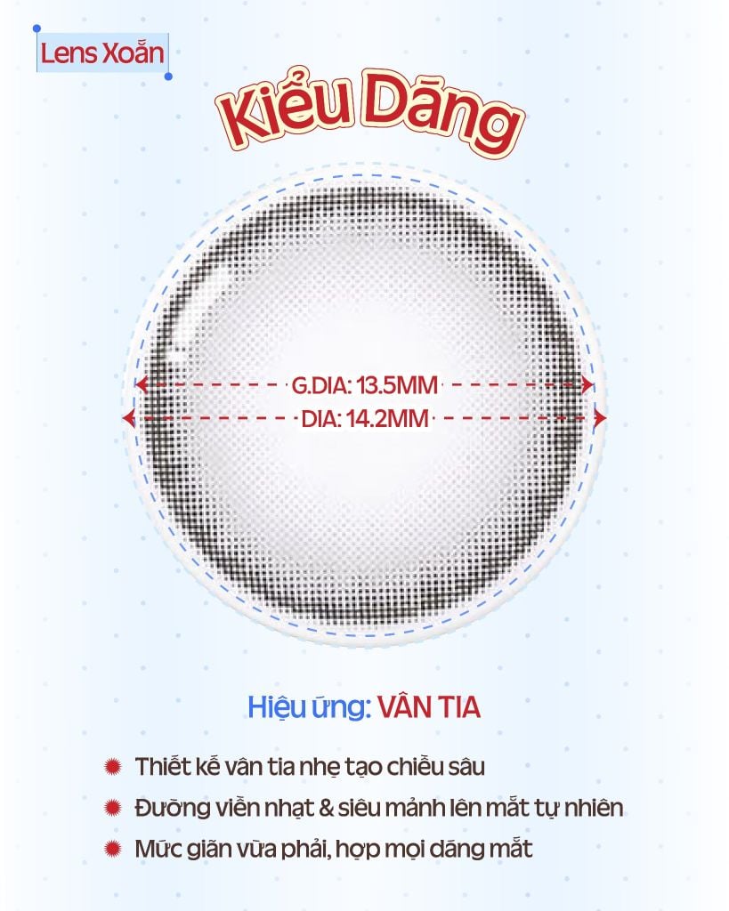 Nils Gray – OLENS – Lens xám ánh xanh trong trẻo