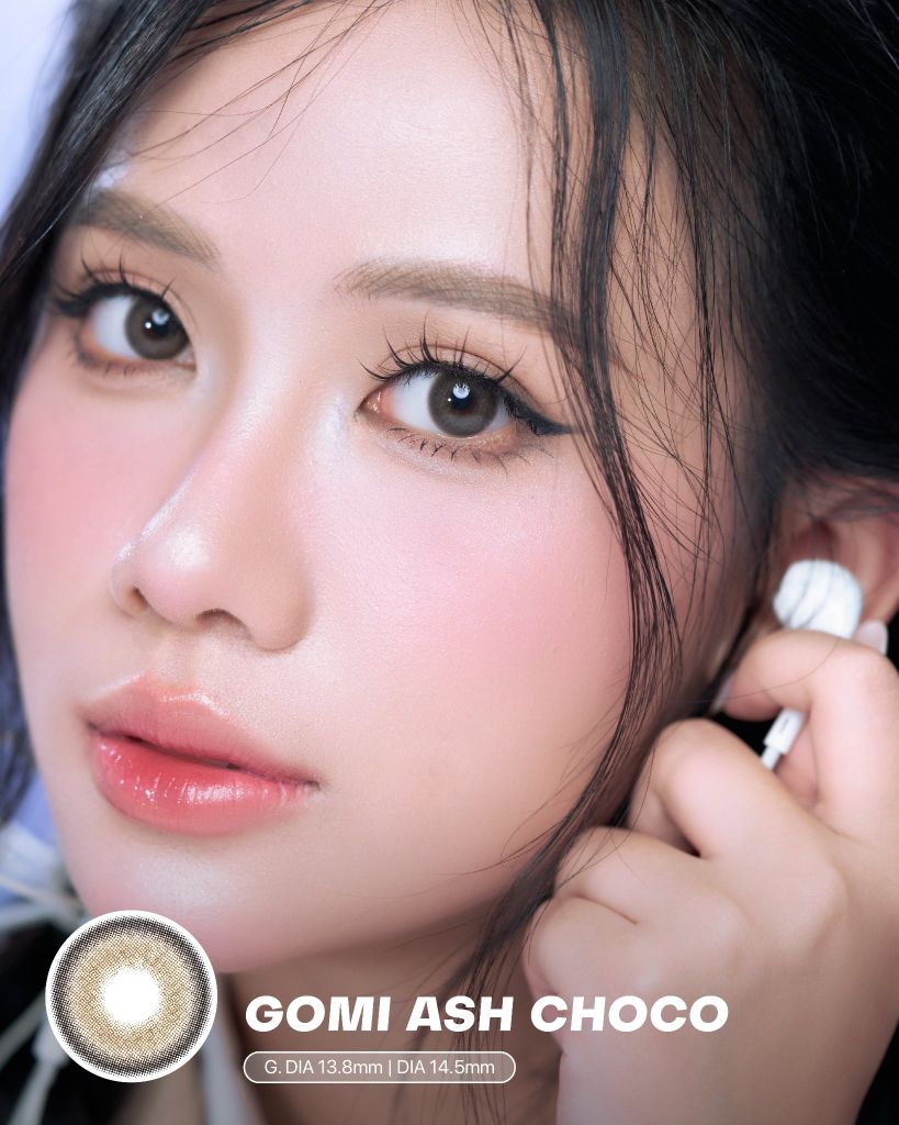 gomi ash choco lens nau tra anh khoi han quoc gian trong tu nhien mpc