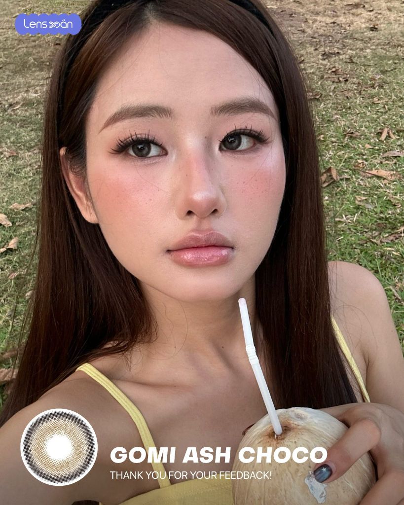 gomi ash choco lens nau tra anh khoi han quoc gian trong tu nhien mpc