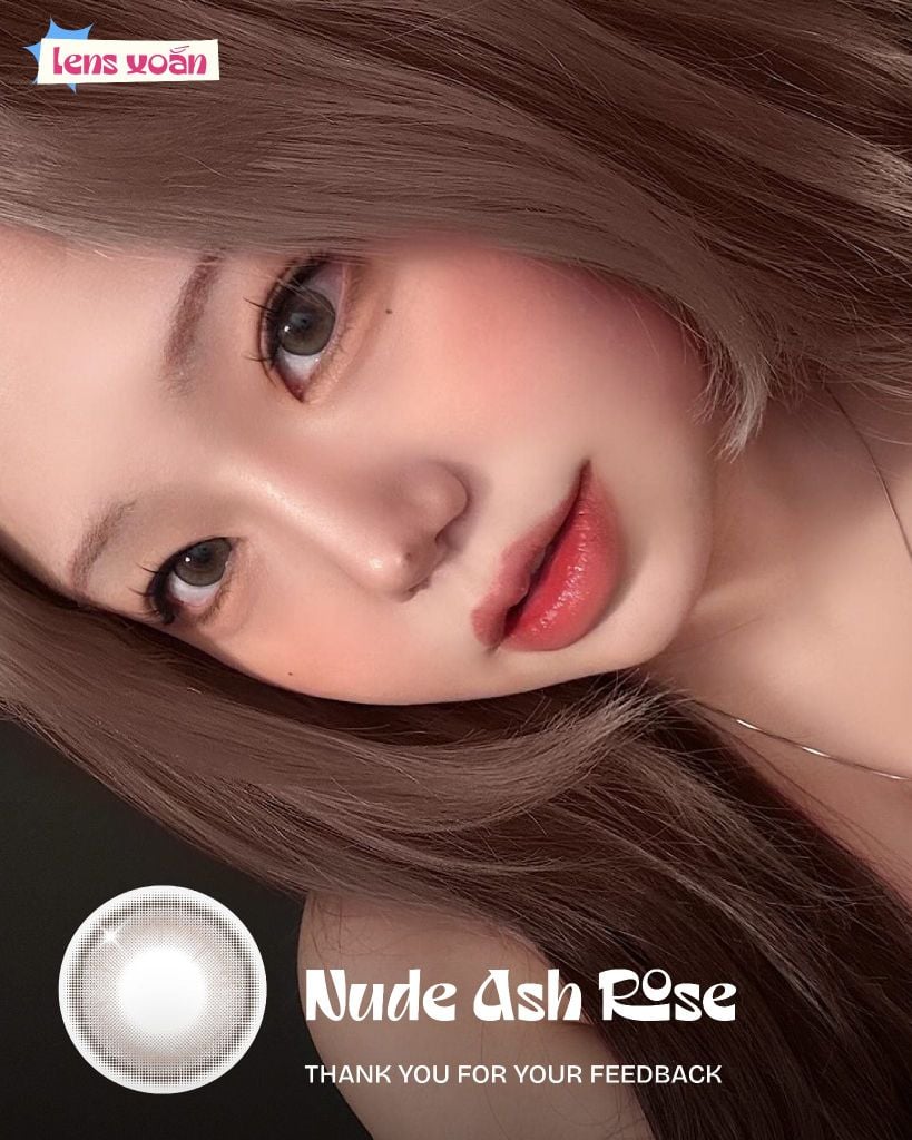 Ảnh feedback Nude Ash Rose trên người đeo tóc nâu sáng