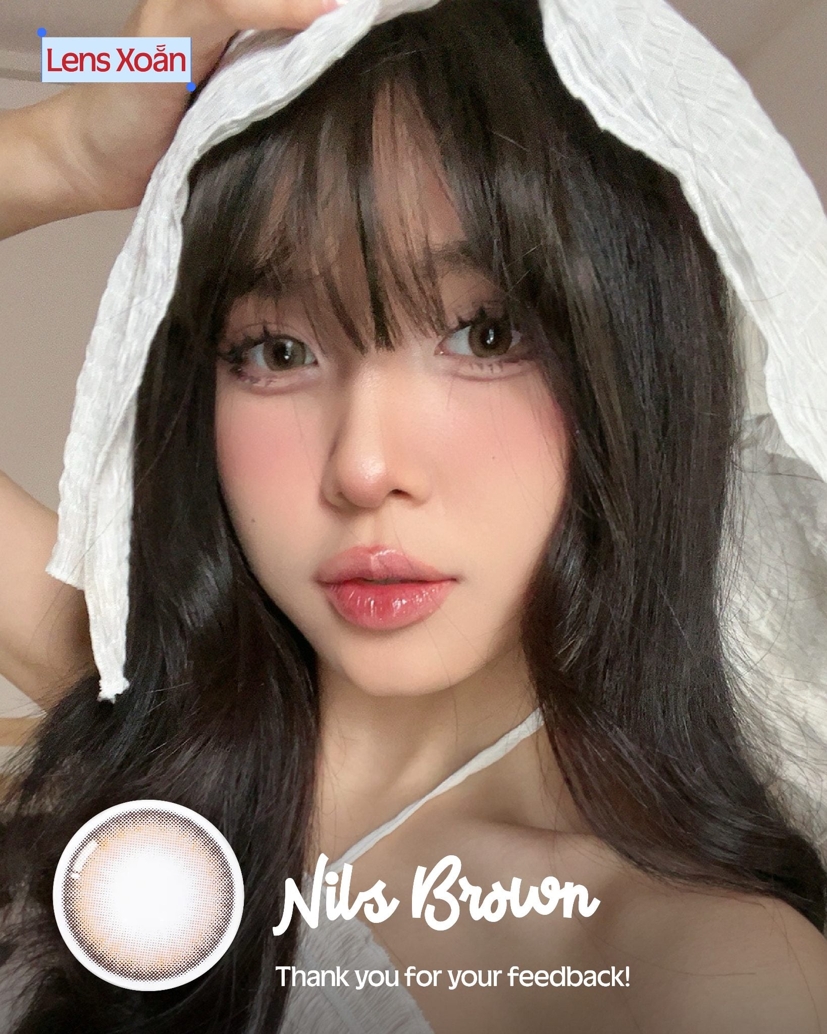 Nils Brown – OLENS – Nâu mật ong không viền trong trẻo