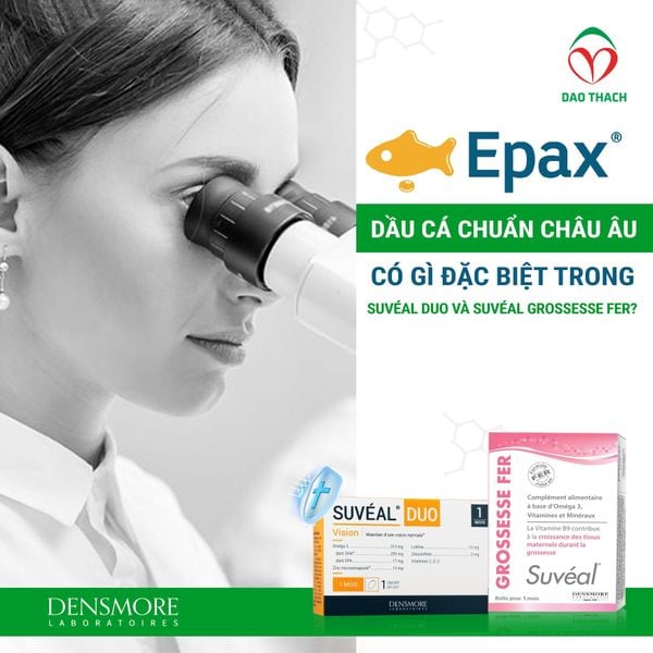 🐟 EPAX – DẦU CÁ CHUẨN CHÂU ÂU CÓ GÌ ĐẶC BIỆT TRONG SUVÉAL DUO và SUVÉAL GROSSESSE FER?