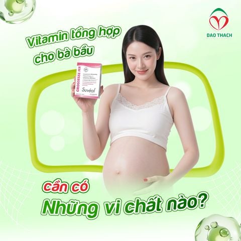 VITAMIN TỔNG HỢP CHO BÀ BẦU CẦN CÓ NHỮNG VI CHẤT NÀO?
