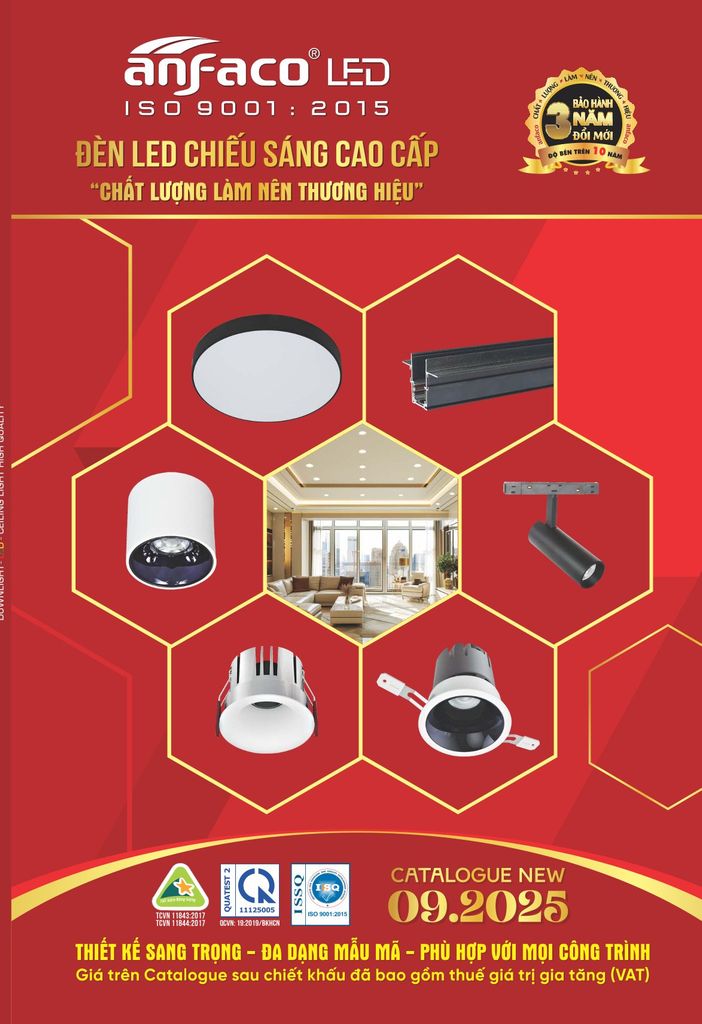 Catalogue Đèn Chiếu Sáng Anfaco 2025