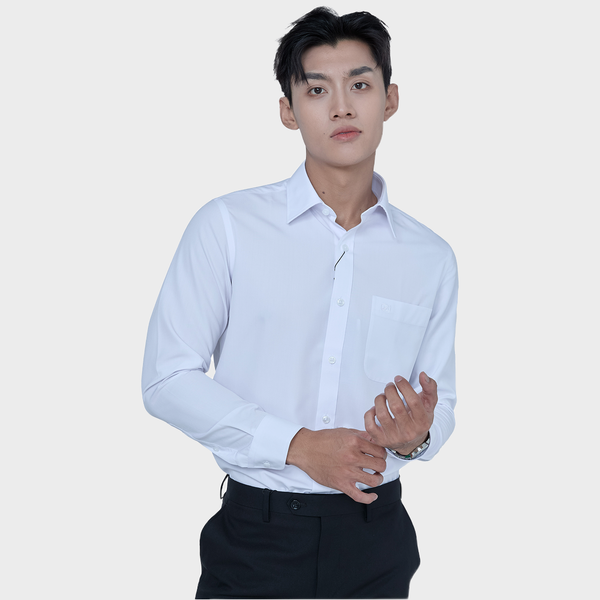 Chọn áo sơ mi trơn, chọn sự lịch lãm bền vững theo thời gian