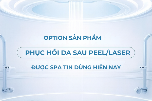 Option sản phẩm phục hồi da sau Peel/Laser được Spa tin dùng hiện nay