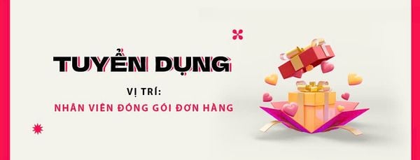 Tuyển dụng: Nhân viên đóng gói đơn hàng