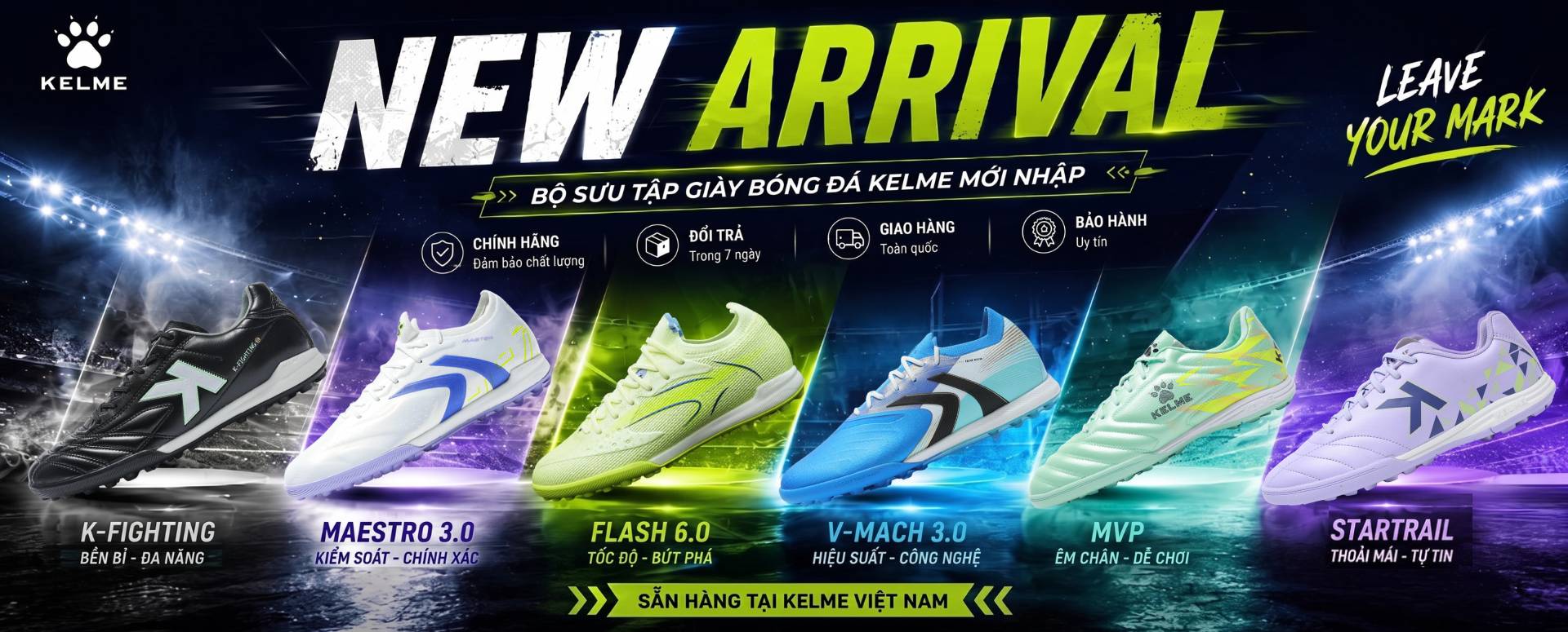 Giày bóng đá Chính Hãng Kelme