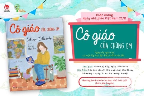 Góc đọc Cuối tuần - Đọc sách “Cô giáo của chúng em” - chào mừng Ngày Nhà giáo Việt Nam 20/11
