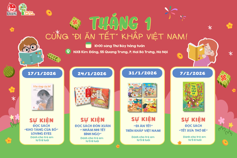 Góc đọc Cuối tuần Tháng 1/2026 - Cùng “Đi ăn Tết” khắp Việt Nam!