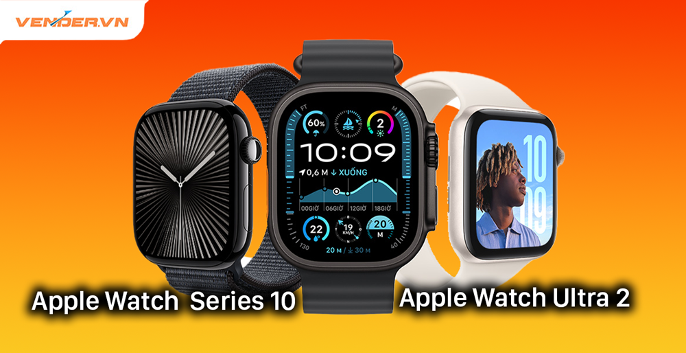 Apple Watch Series 10 và Apple Watch Ultra 2 màu đen mới