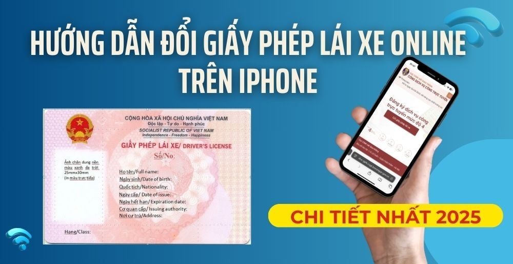 Cách Đăng Ký Đổi Giấy Phép Lái Xe Ô Tô, Xe Máy Online Trên iPhone Chi Tiết Nhất 2025