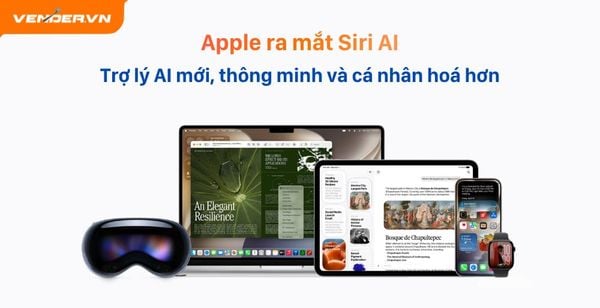 Apple Ra Mắt Siri AI: Trợ lý AI Mới, Thông Minh Và Cá Nhân Hóa Hơn