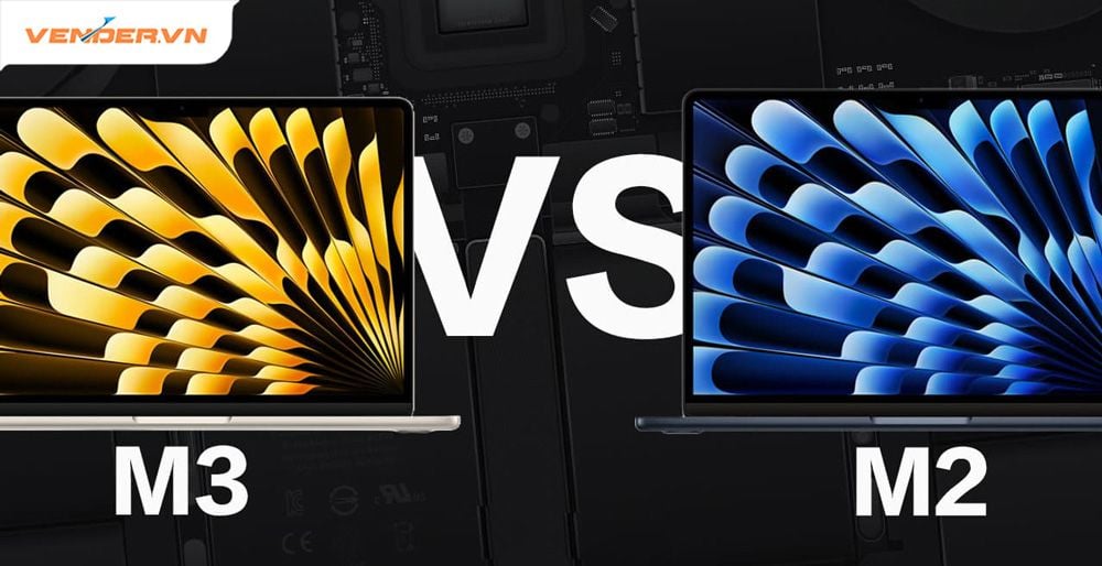 So sánh chi tiết sự khác nhau của MacBook Air M3 với MacBook Air M2
