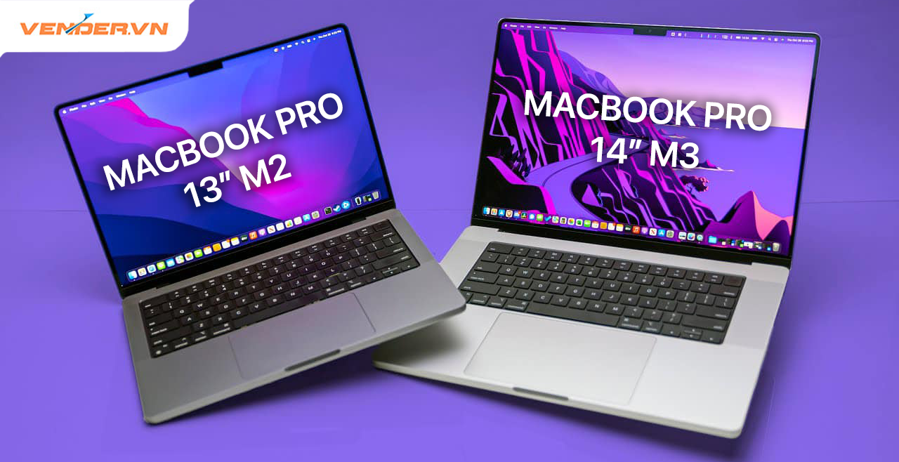 So sánh chi tiết MacBook Pro 14 inch M3 với MacBook Pro 13 inch M2 ...