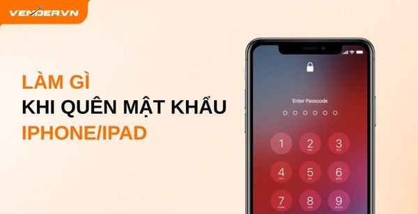Làm Gì Khi Quên Mật Khẩu iPhone/iPad? Hướng Dẫn 5 Cách Mở Khoá An Toàn, Hiệu Quả 2025