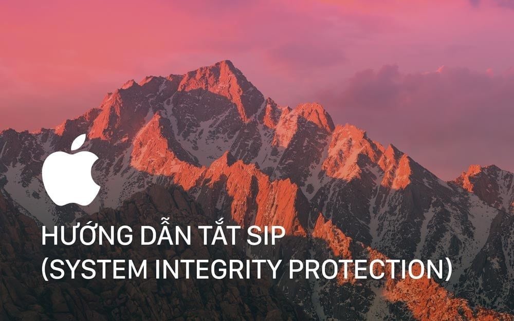 Hướng dẫn bật tắt SIP trên MacBook