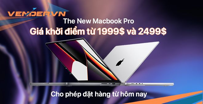Siêu phẩm MacBook Pro 2021 giá khởi điểm từ 1.999 USD cho đặt hàng từ hôm nay