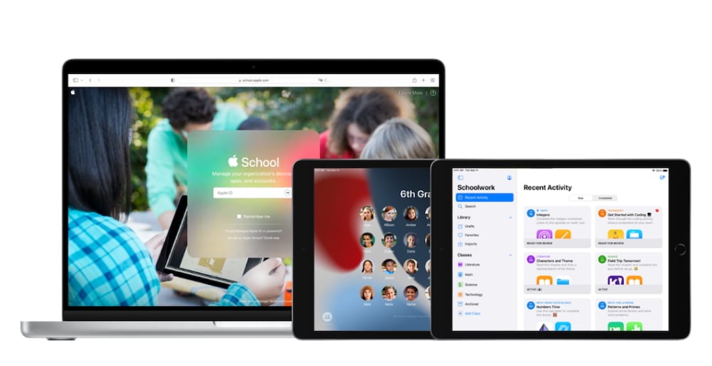 Apple School Manager, quản lý ứng dụng cho học sinh và giáo viên.