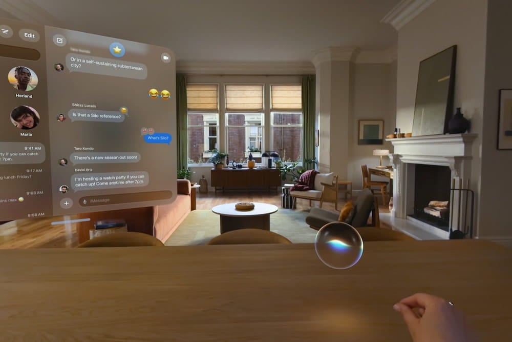 Siri AI trên Apple Vision Pro.