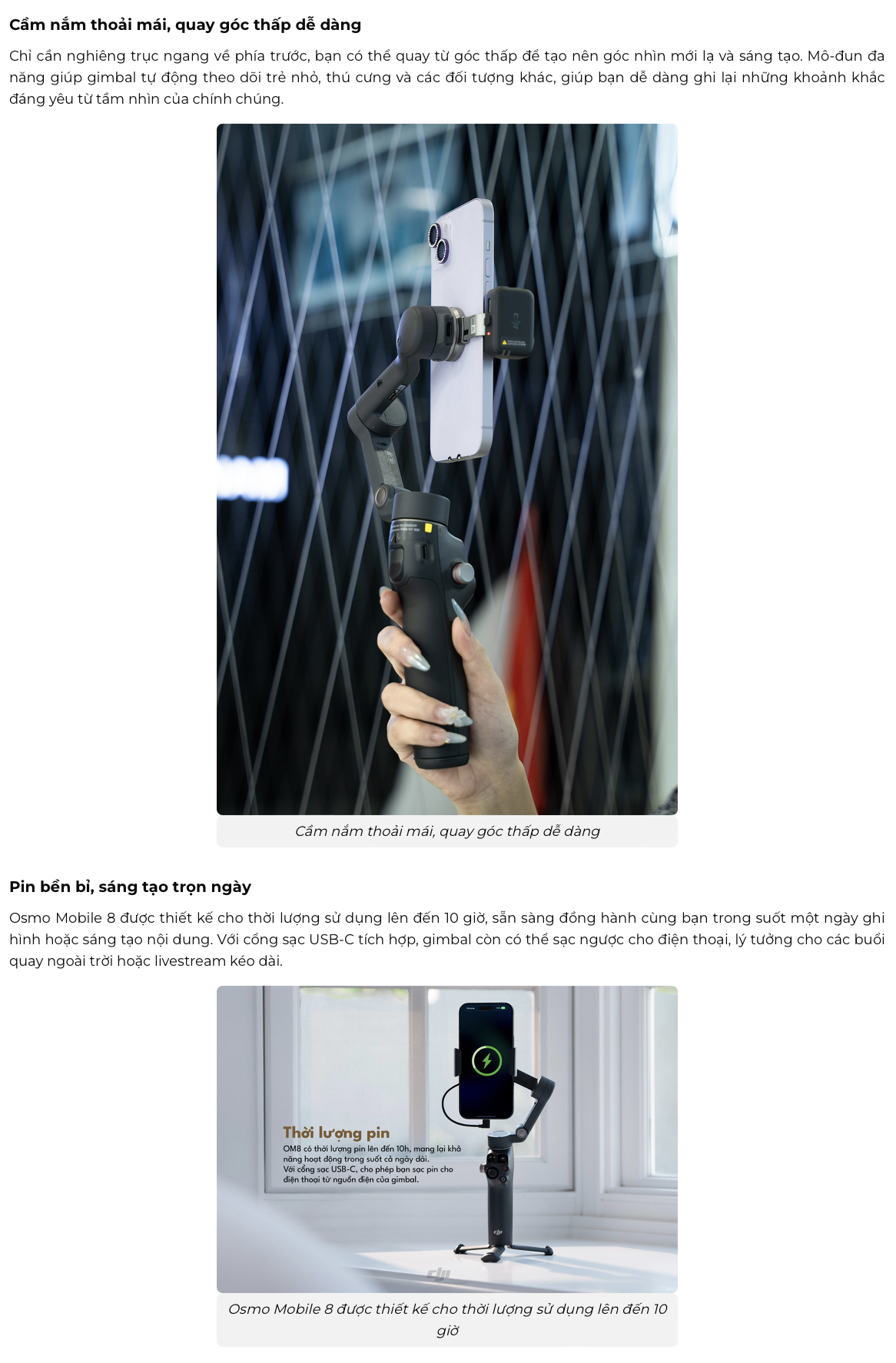 Dặt hàng tay cầm chống rung giá rẻ DJI Osmo Mobile 8