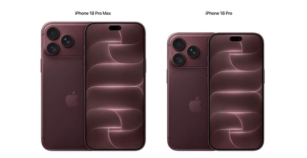 So sánh iPhone 18 Pro và iPhone 18 Pro Max