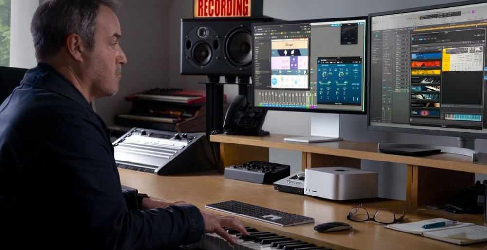 Mac Studio M5 cho studio chuyên nghiệp.