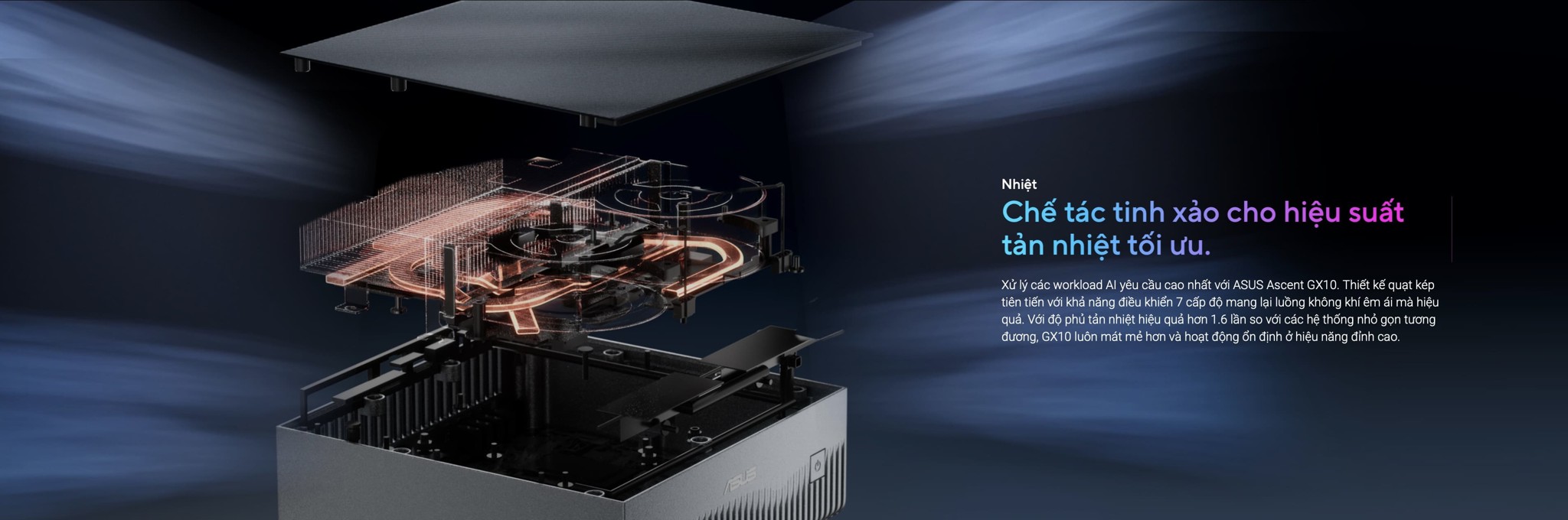 Máy tính ASUS mini PC AI ASCENT GX10 giá tốt