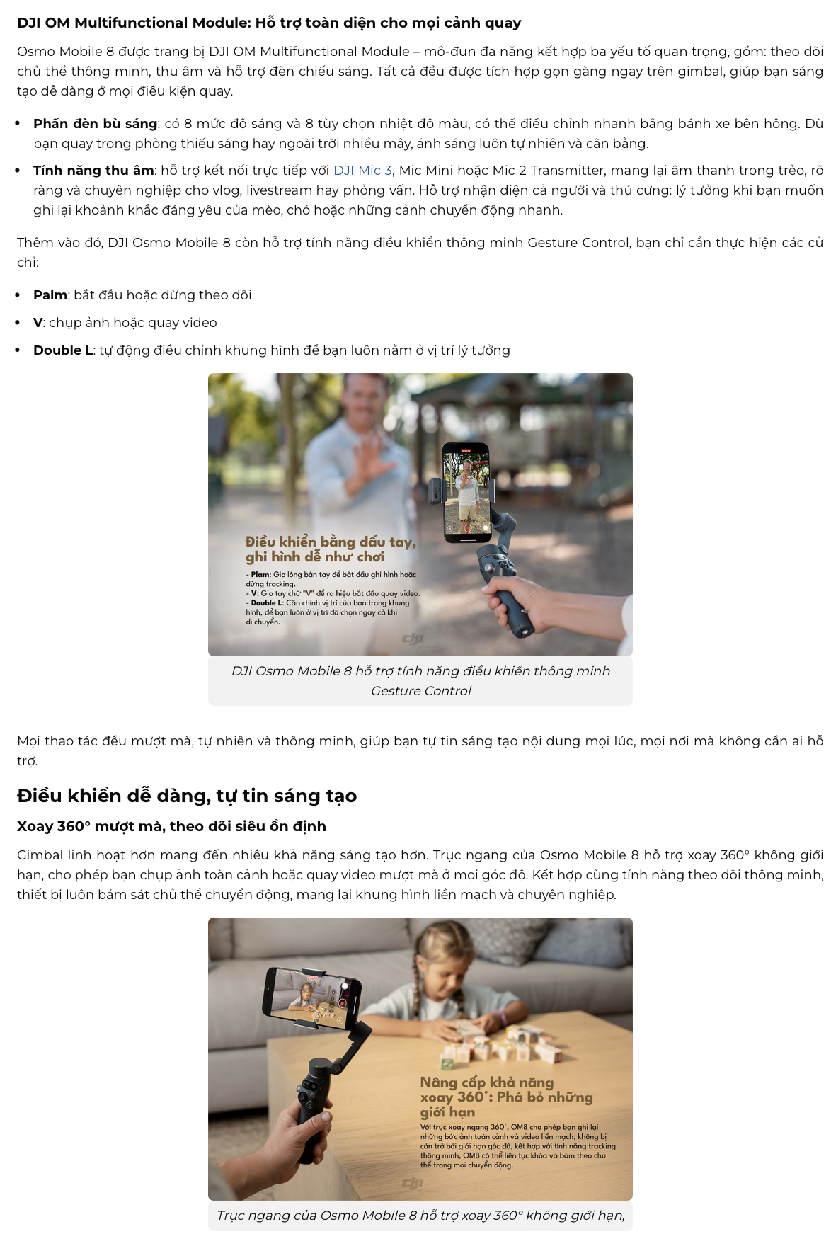 Mua tay cầm chống rung giá rẻ DJI Osmo Mobile 8 tại Vender